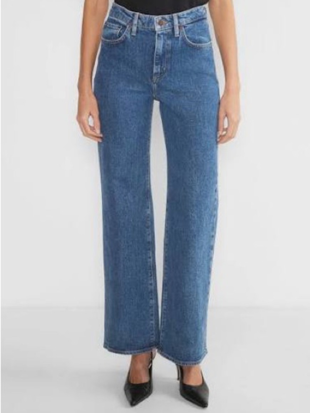 NWT Aritzia Denim Forum Remy High Rise Wide Leg Jean